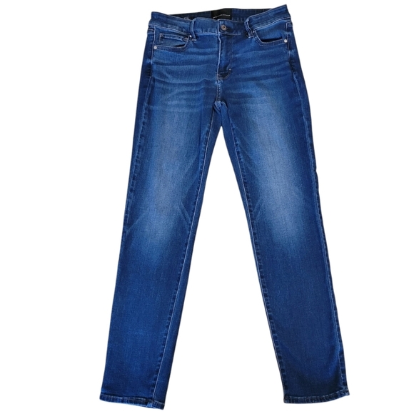 WHBM Mid Rise Slim Denim Jeans Size 6 - Picture 2 of 5